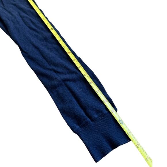 Michael Kors Men’s Nazy Blue/Gray Colorblock Zip-Up Hooded Super Soft Sweater - Picture 4 of 6